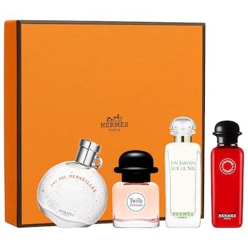 sephora hermes mini perfume set.